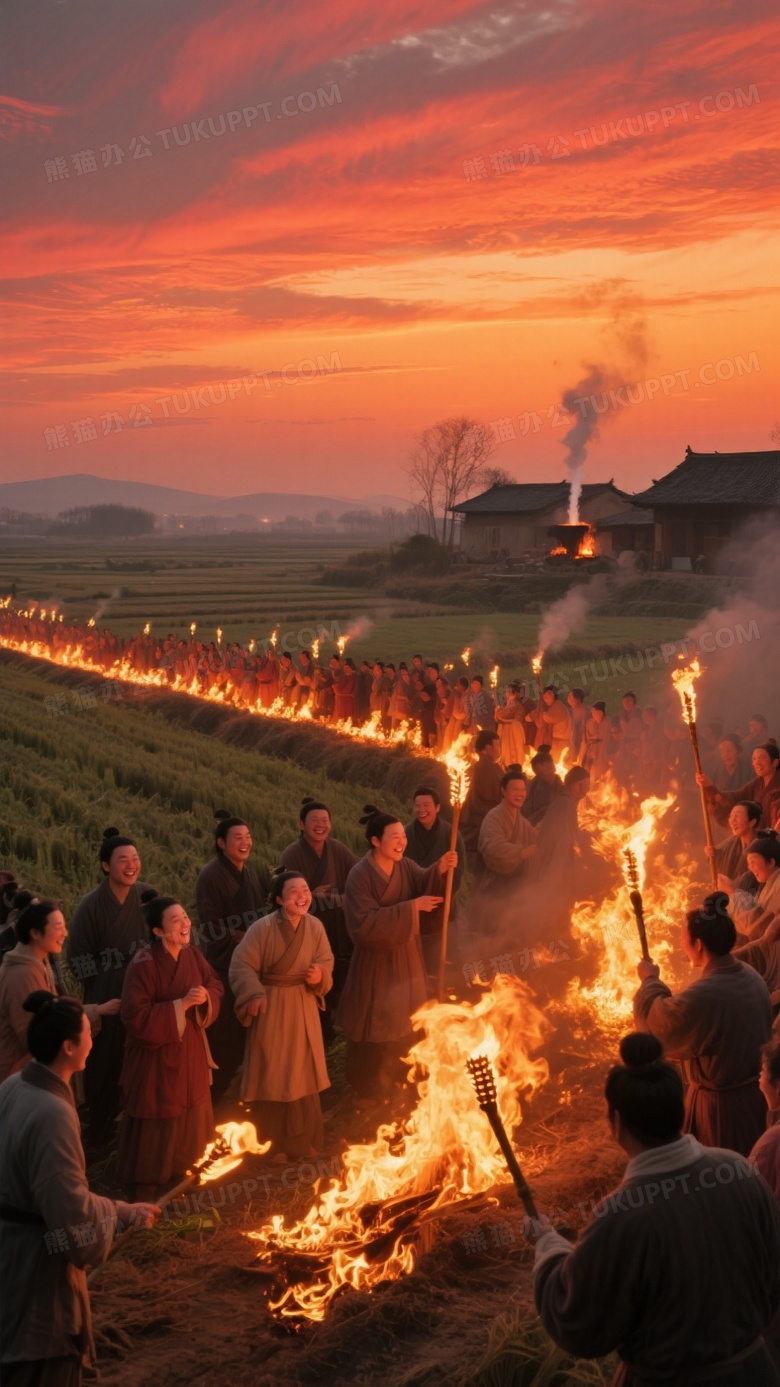 宋朝黄昏时分腊月时节