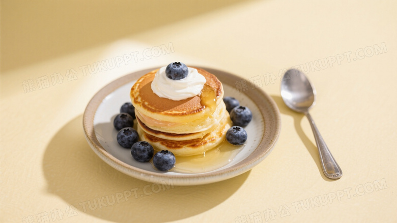 健康早餐的美食摄影图