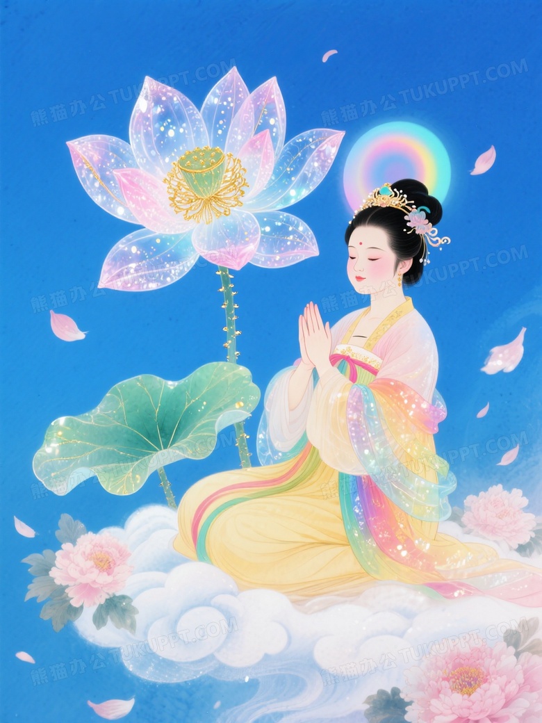 绢笔荷花冰花薄如蝉翼