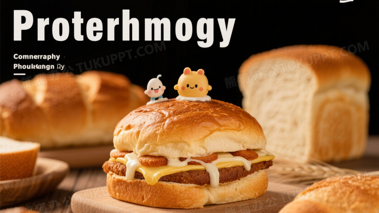 以面包为主题的商业摄影图