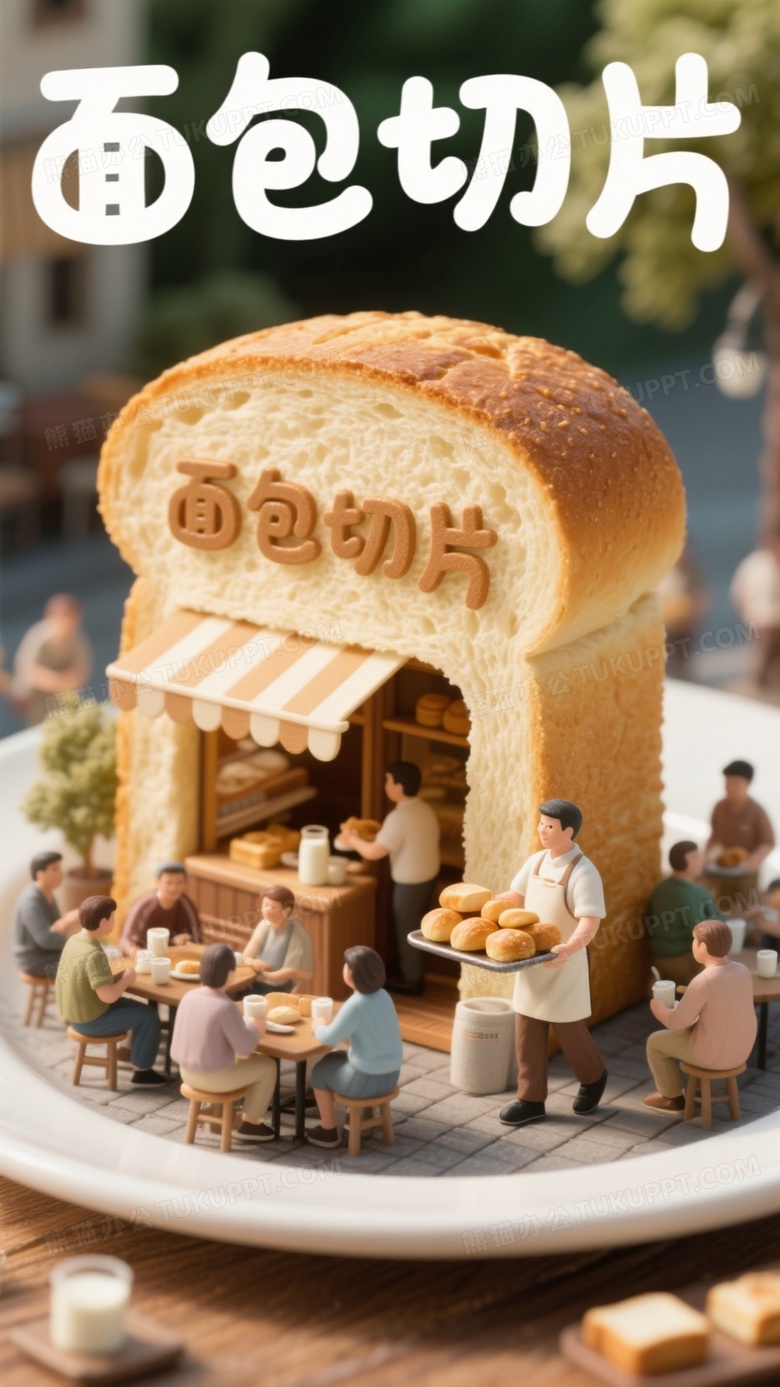 海报设计微距摄影微缩景观风格