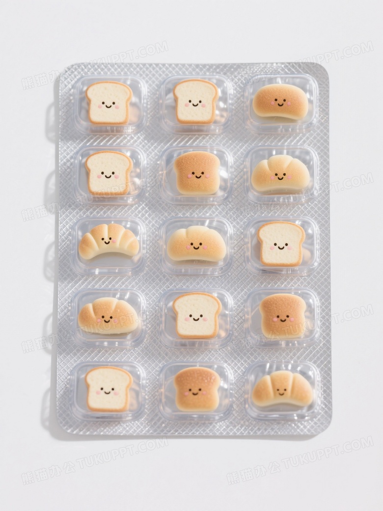 一个高度写实细节丰富的泡罩药片包装图