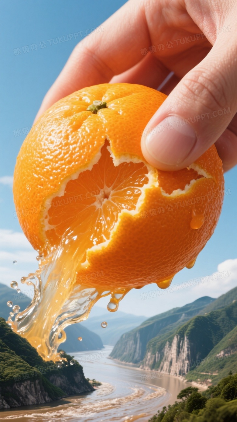 广告片摄影风格橙子表面