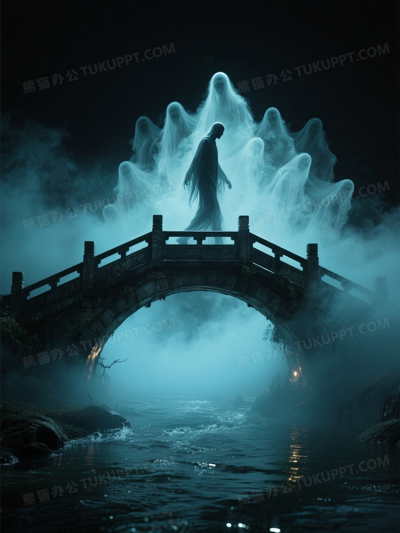 中式奇幻摄影恐怖诡异氛围