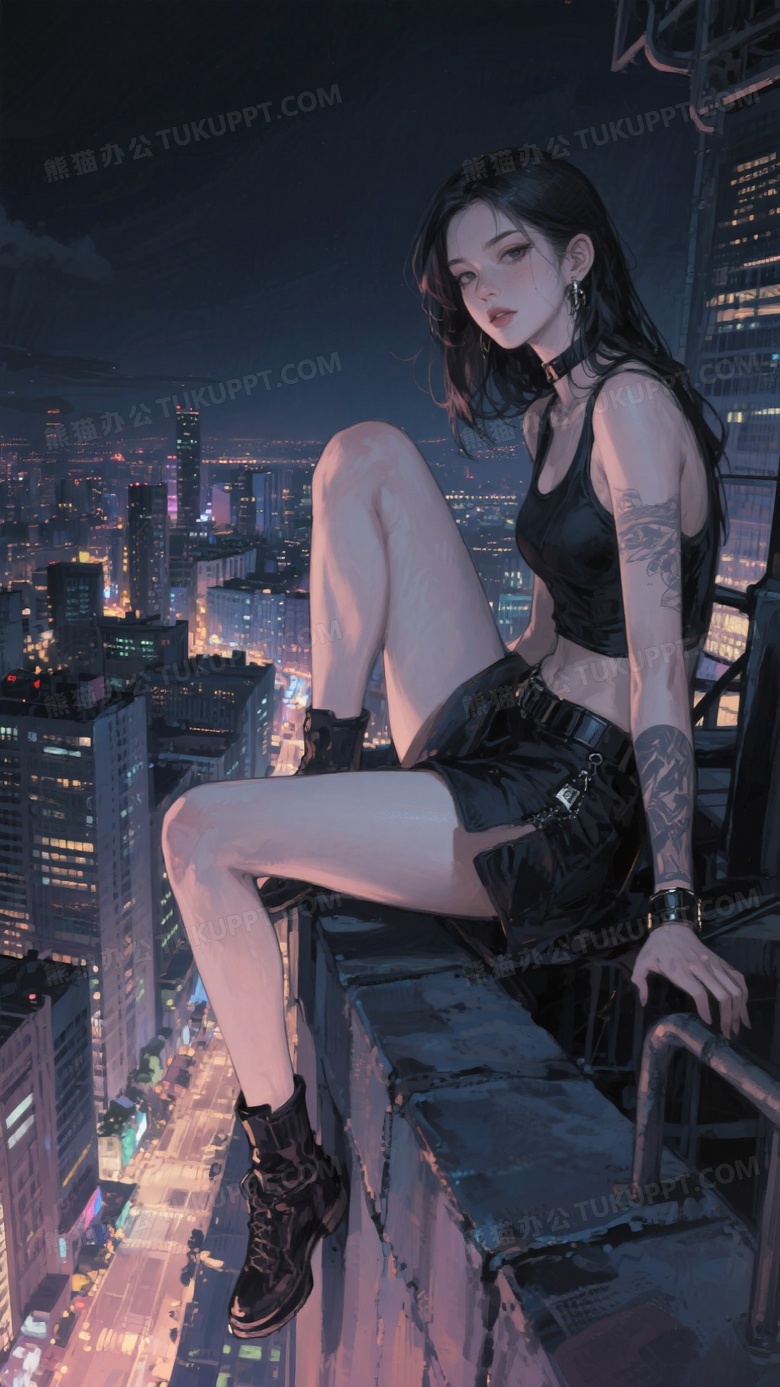 插画手绘厚涂人物摄影