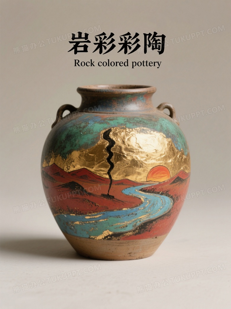 陶罐干净的背景产品摄影