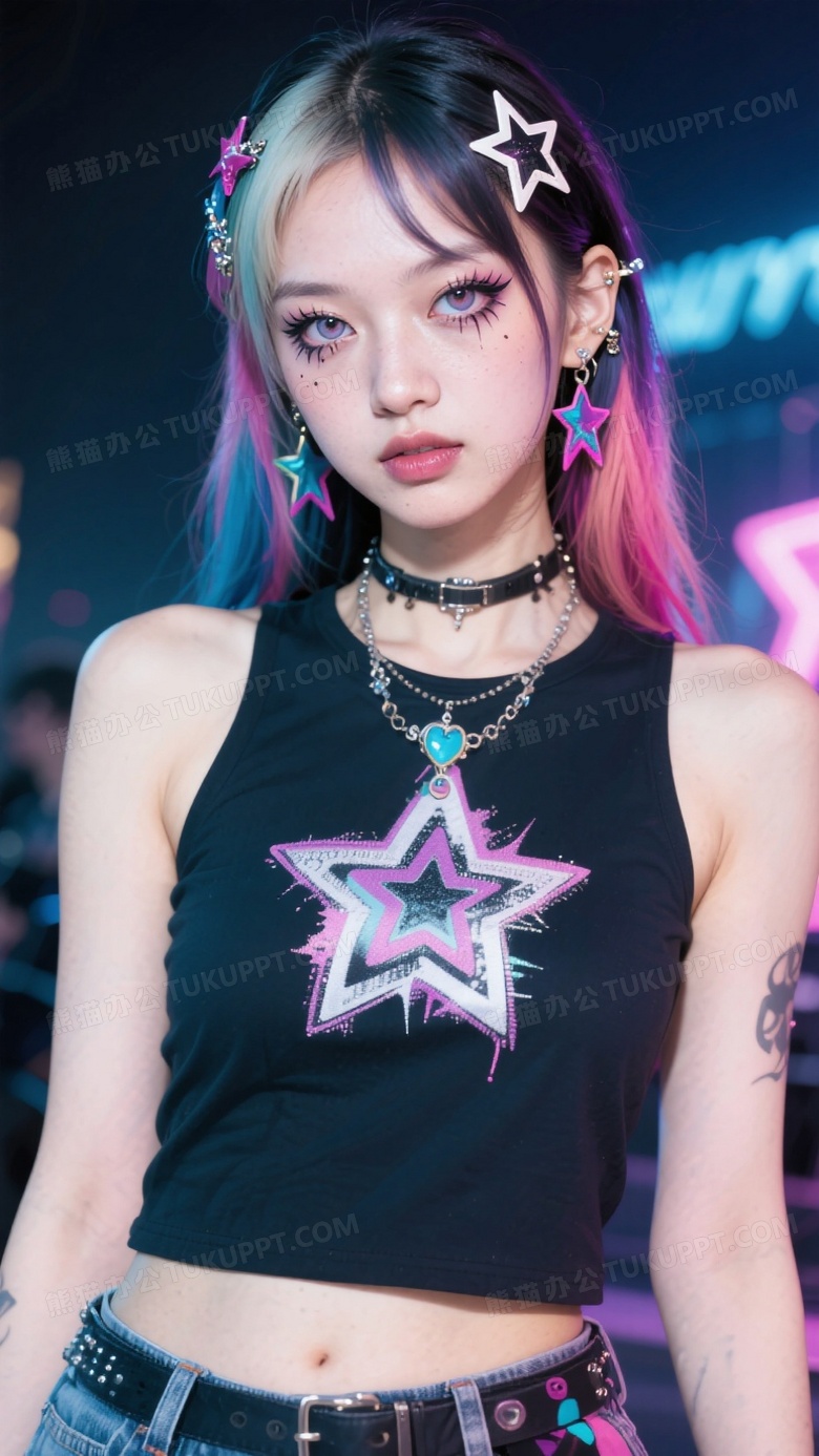 亚文化少女写真亚文化潮流