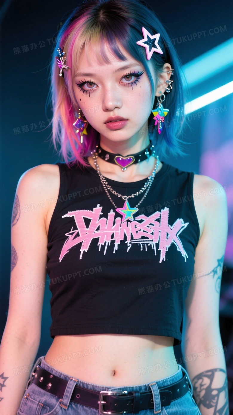 亚文化少女写真亚文化潮流