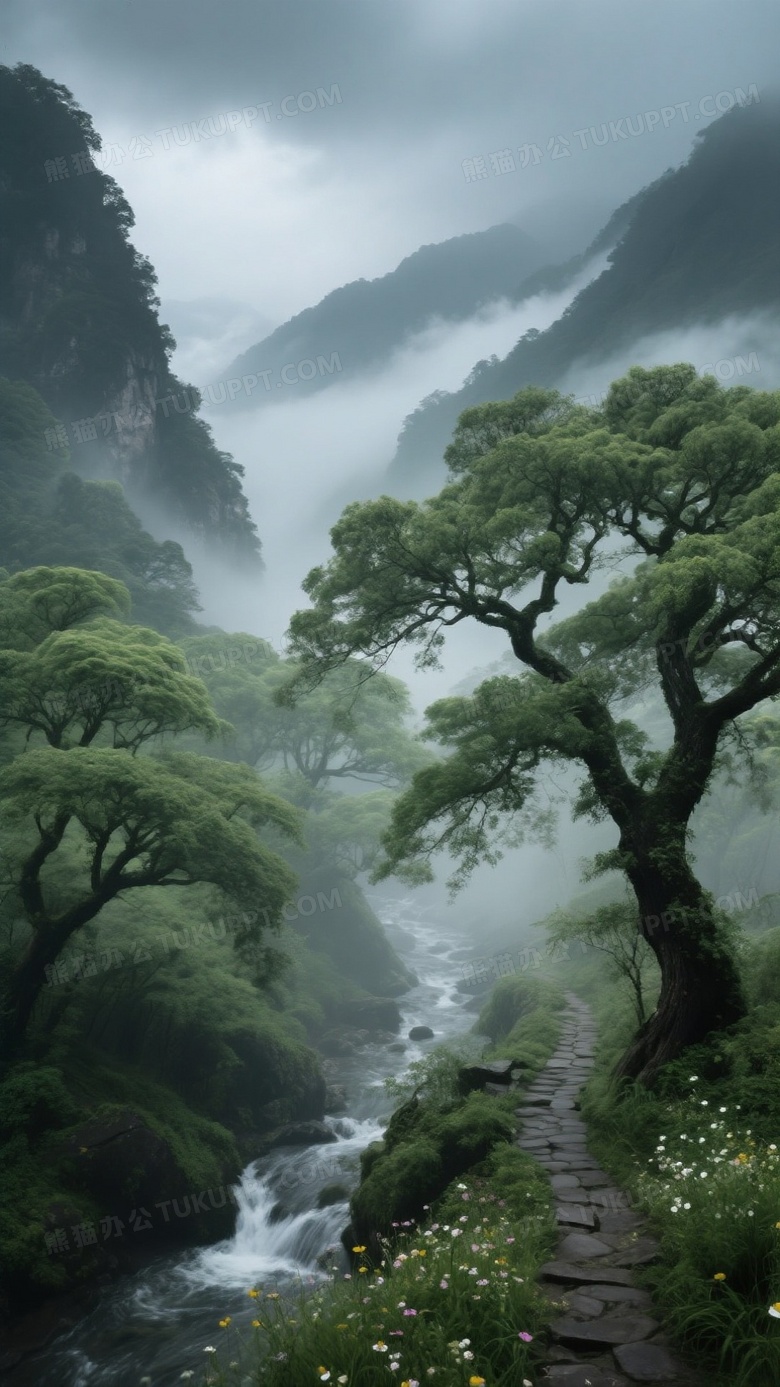 国画风格风光摄影传统美学