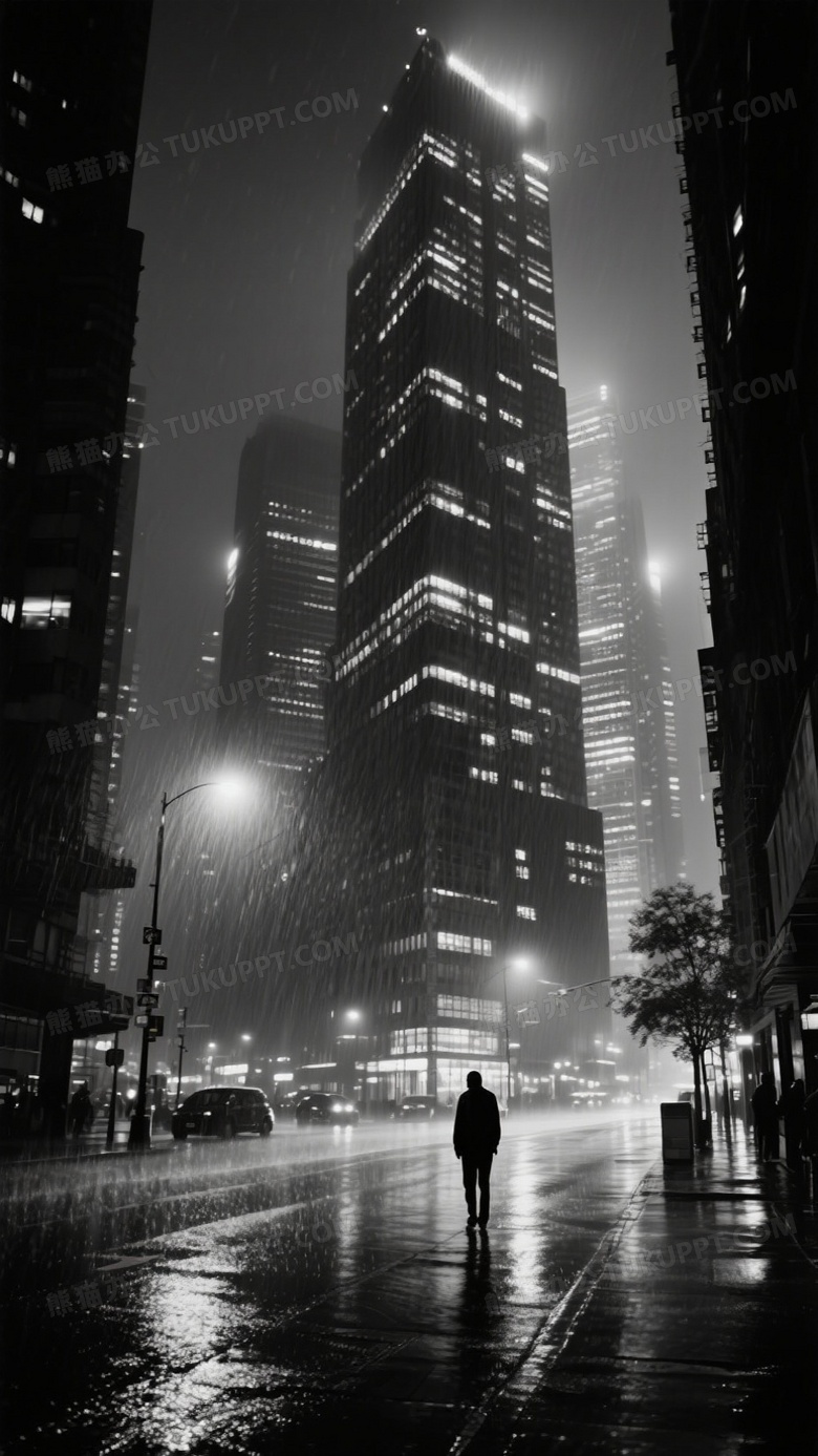 帮我生成一张图片黑白摄影