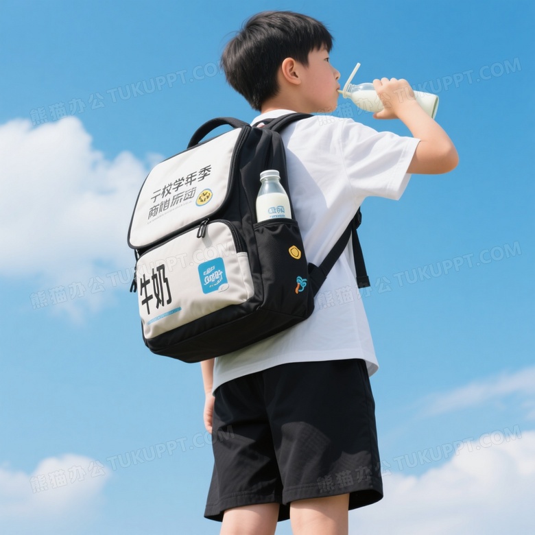 开学季商业摄影牛奶广告拍摄