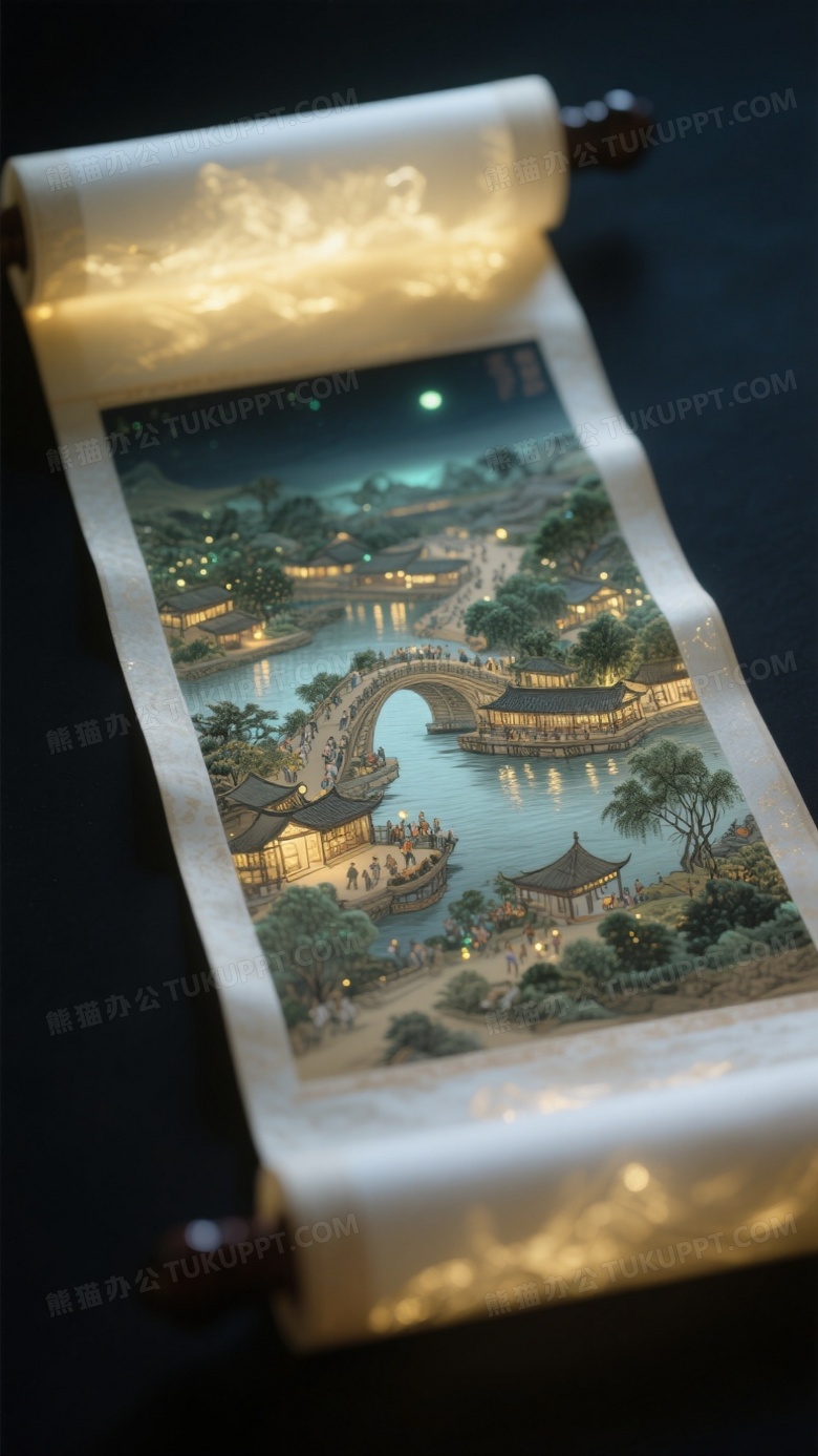 一幅8K超高分辨率的艺术杰作