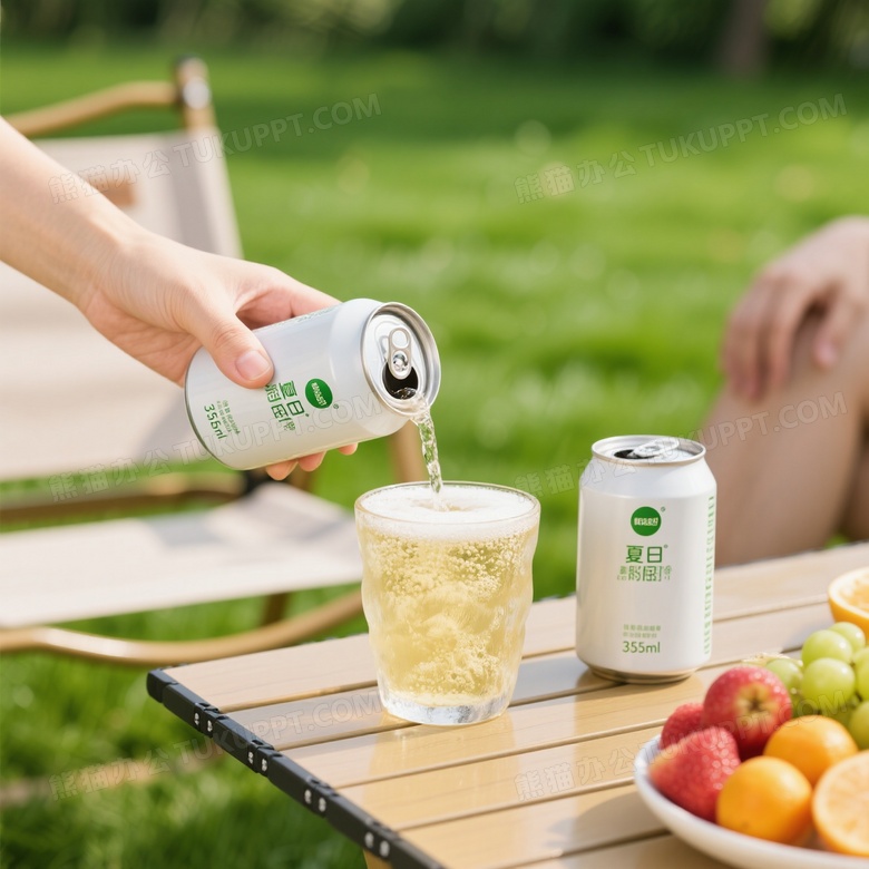 画面呈现户外惬意场景