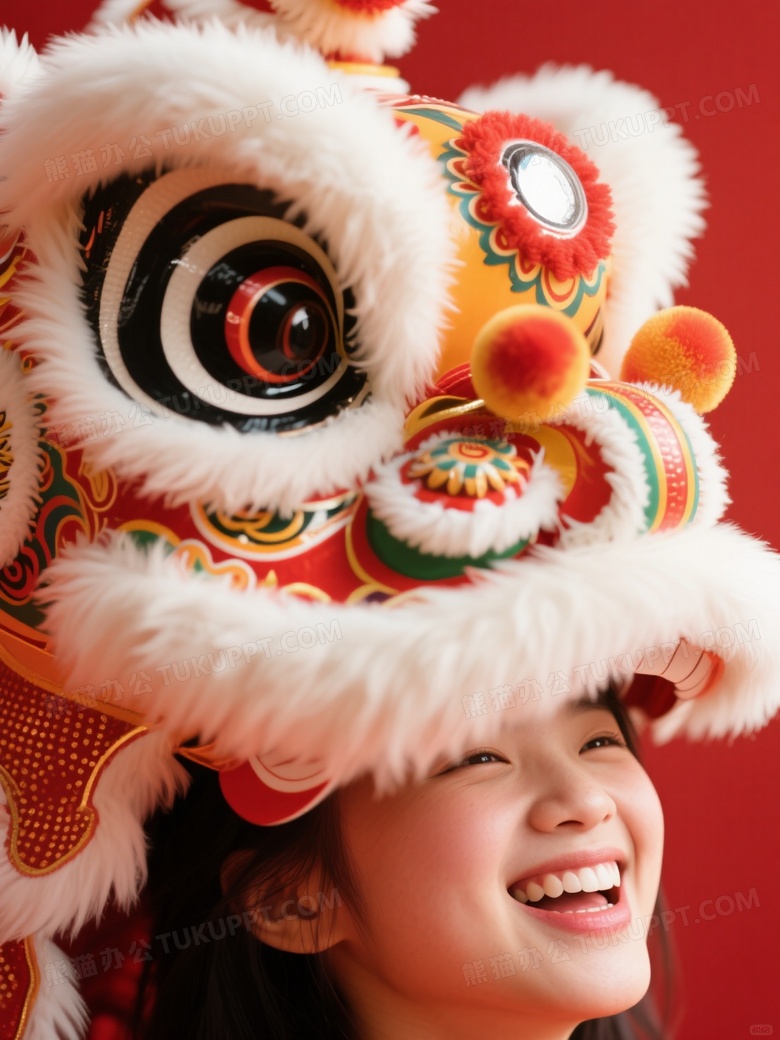 写实摄影浅景深新年海报