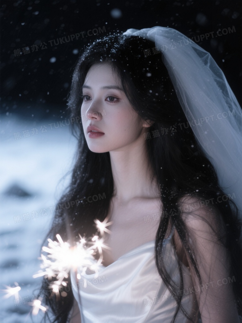 漆黑的夜晚复古胶片风格