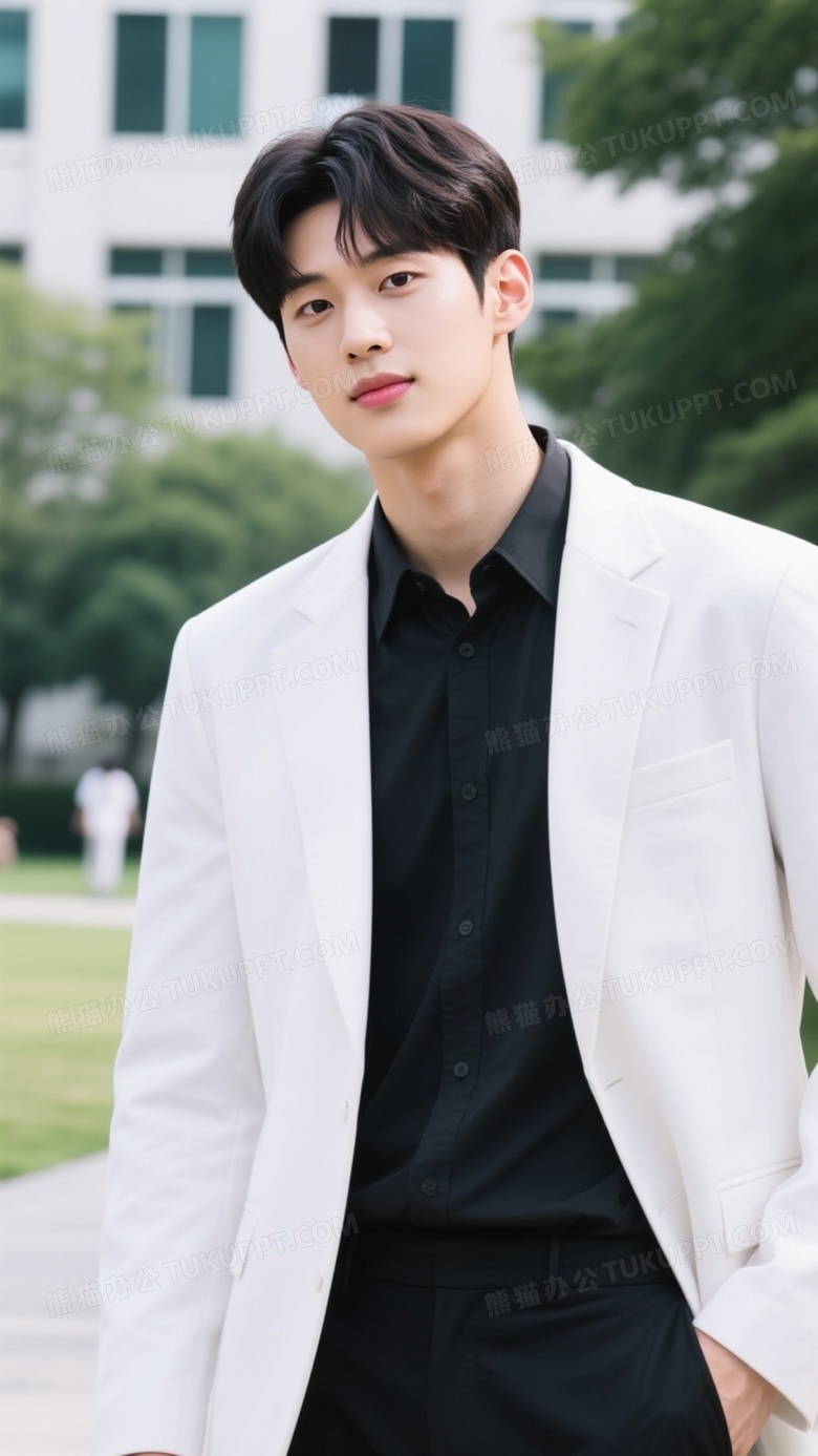 韩国大学男生，帅气