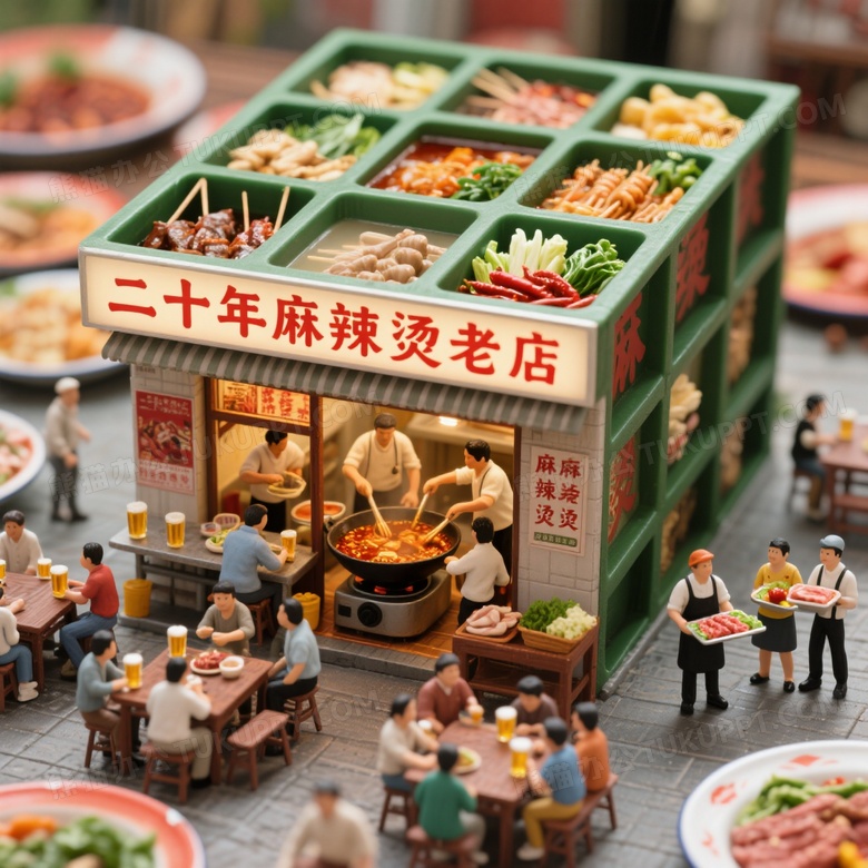 一个巨大的九宫格模具