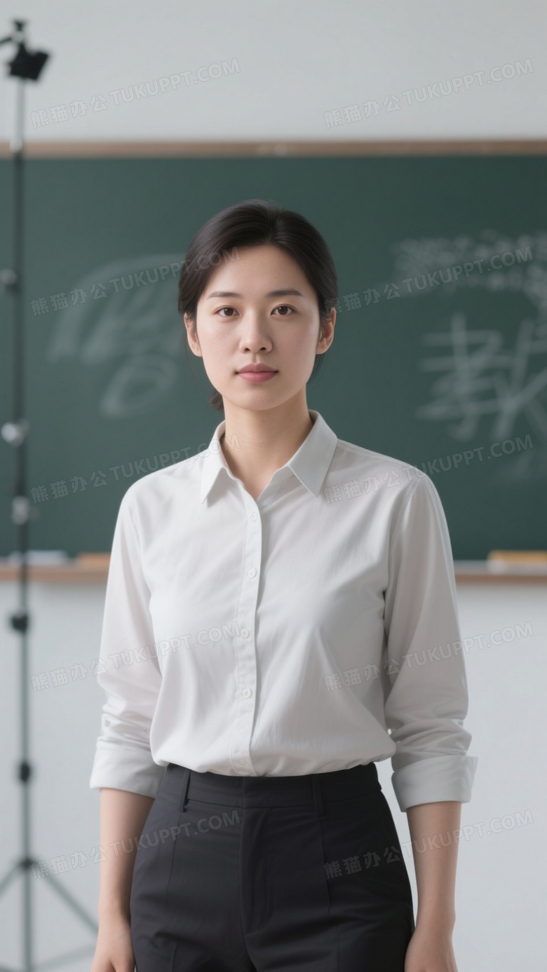 我是一名教师请给我创造一个全身像