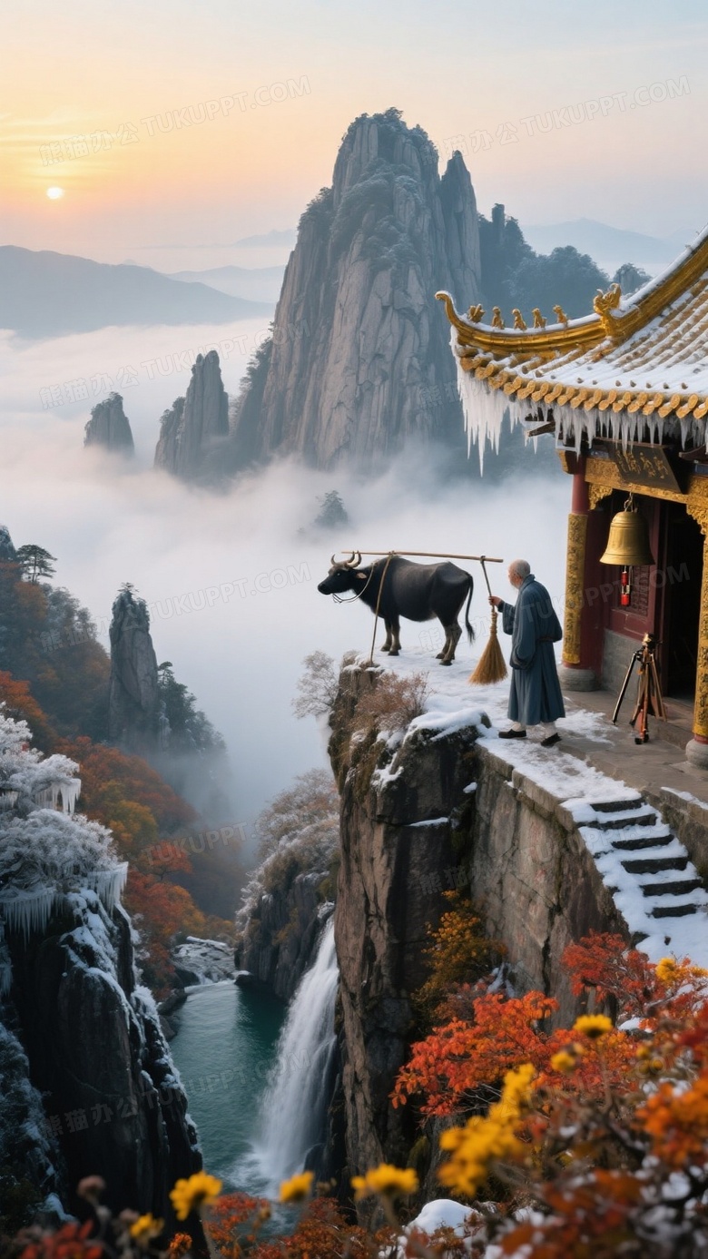 「仙峰云海问道人间」——巍峨伏牛主峰拔地擎天