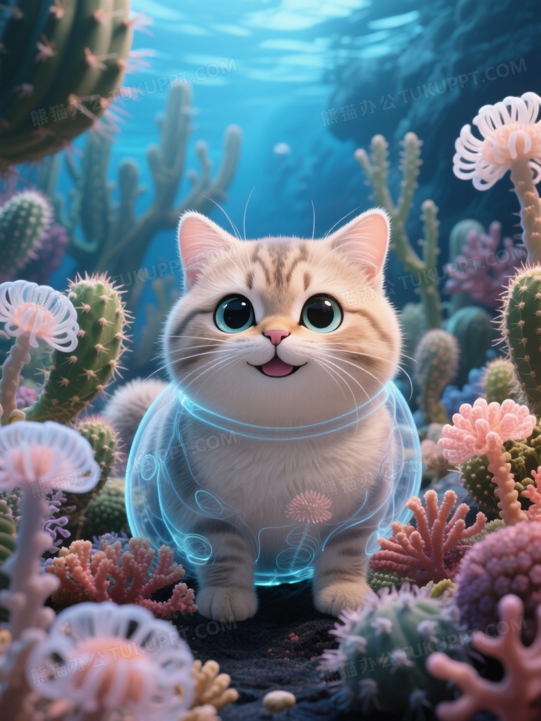 新川洋司旋焦效果海葵仙人掌组成的海底珊瑚植物园