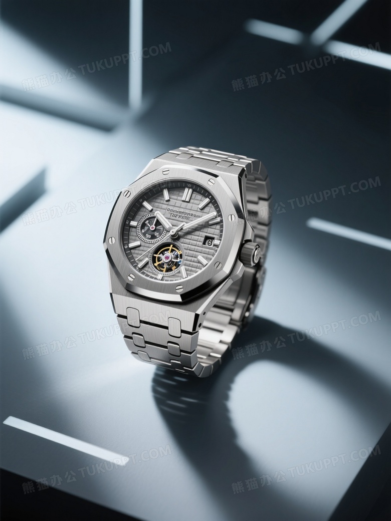 一款商业摄影机械手表海报