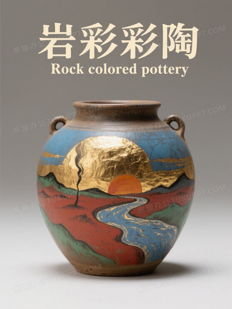 陶罐干净的背景产品摄影