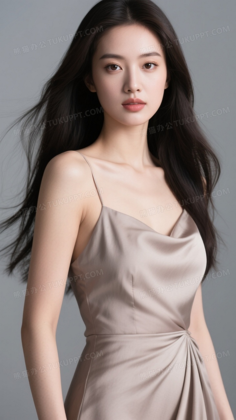 摄影作品真实感五官精致