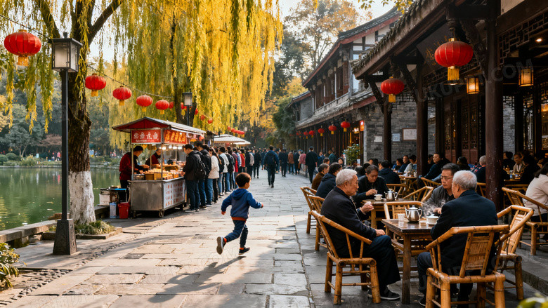 成都美丽的人文风景图片