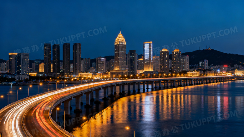 大连漂亮的夜景图片