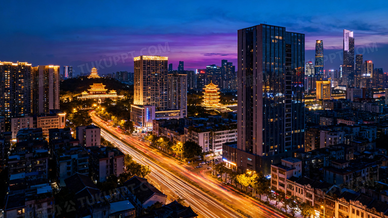 佛山漂亮的夜景图片