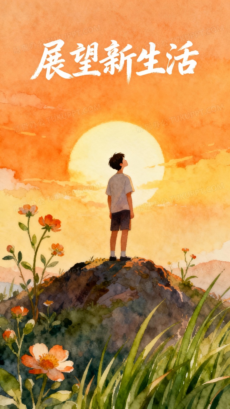 展望新生活对新生活充满期望