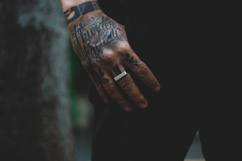 手背纹身图案jpg格式图片下载 熊猫办公