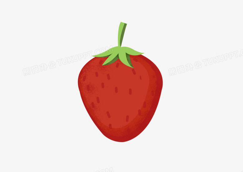 手绘卡通水果红色草莓元素设计png图片素材免费下载 卡通png 5017 3543像素 熊猫办公