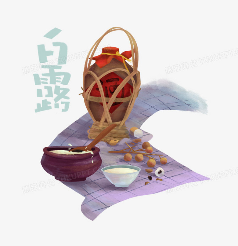 白露手绘酒坛子米酒