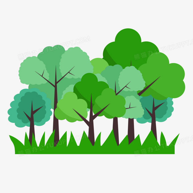 Ai矢量绿色植物植被树林树丛树免抠png图片素材免费下载 树林png 00 00像素 熊猫办公