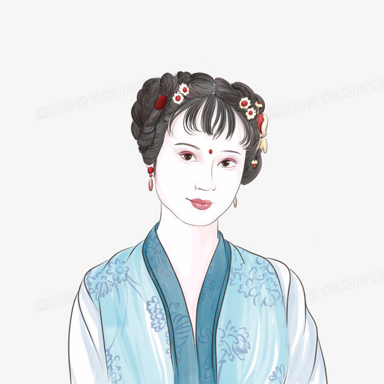 本作品全称为《卡通手绘四大名著之红楼梦香菱元素》,使用 adobe