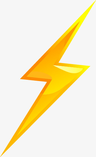 卡通精美闪电png图片素材下载_卡通闪电png_熊猫办公