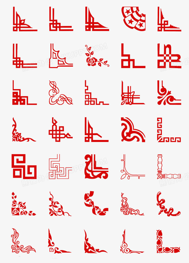 中国风花纹png图片素材下载 中国png 熊猫办公 中国风花纹png图片素材下载 中国png 熊猫办公