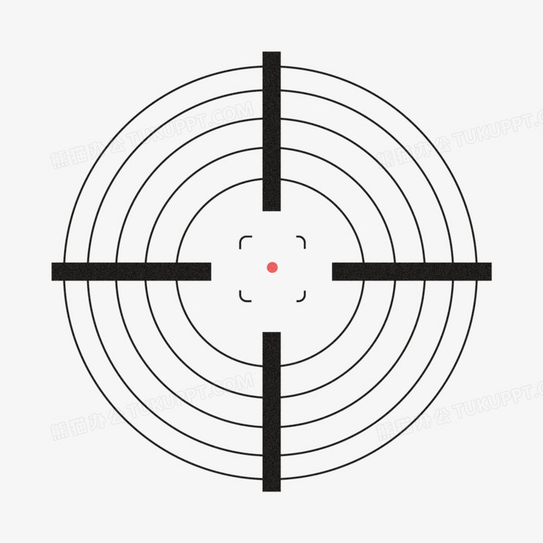 扁平准星免抠元素