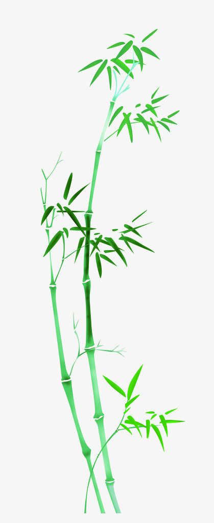 卡通竹叶手绘卡通清新竹子png图片素材下载_卡通png_熊猫办公