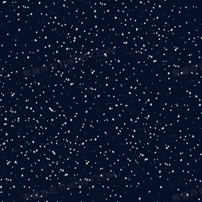 浪漫雪花白色碎点