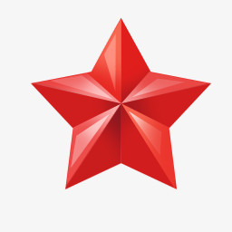 红色的五角星图标png图片素材免费下载 红色png 256 256像素 熊猫办公