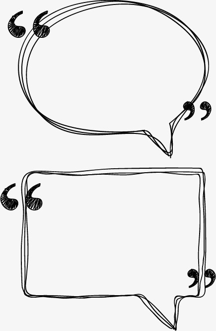 线条文本边框矢量素材