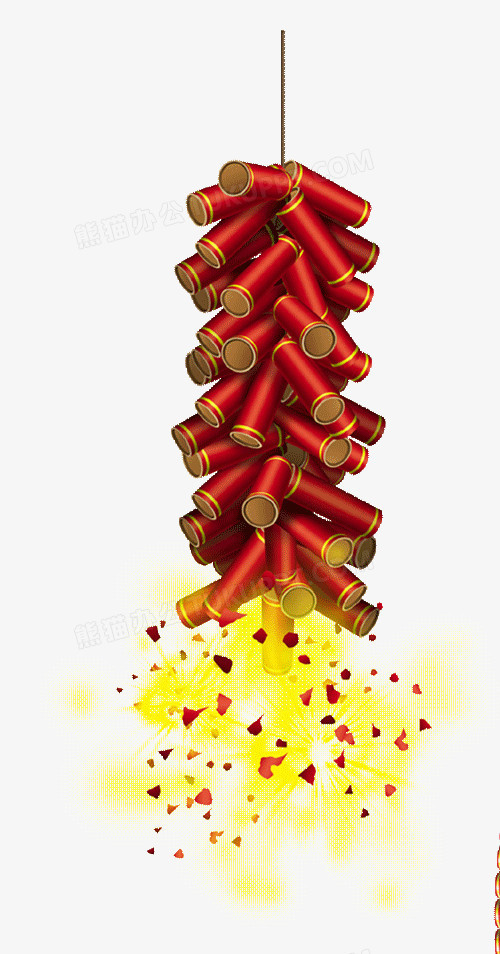 爆竹PNG图片素材下载_爆竹PNG_熊猫办公