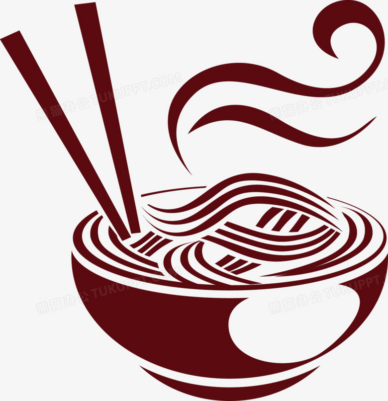 本作品全称为《简约红色一碗面图片创意元素》,使用adobe illustrator