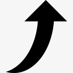 黑色加粗旋转箭头