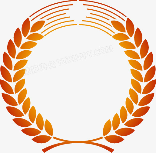 本作品全称为《棕色简约风圆形麦穗线条曲线元素》,使用adobe