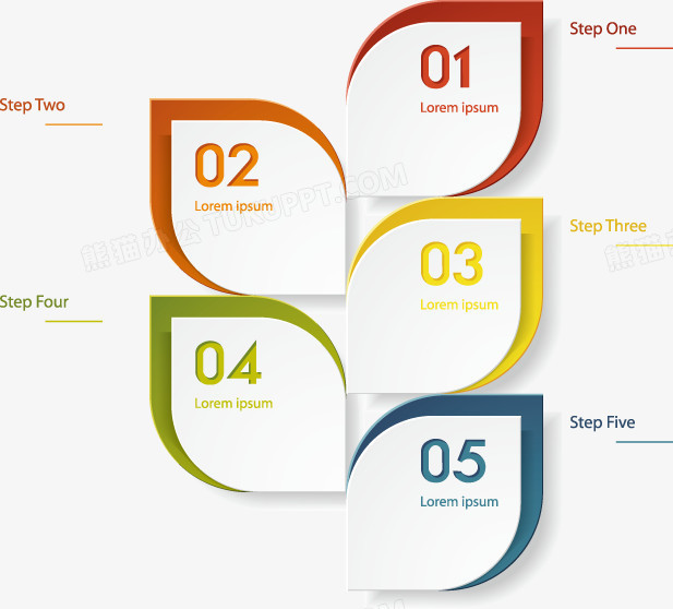 本作品全称为《简约风彩色精美幻灯片目录创意元素》,使用adobe