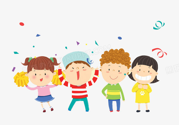 小孩狂欢双十二素材