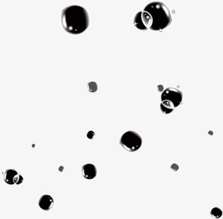 黑色球形泡泡png图片素材免费下载 泡泡png 457 450像素 熊猫办公
